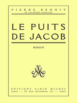 cover image of Le Puits de Jacob